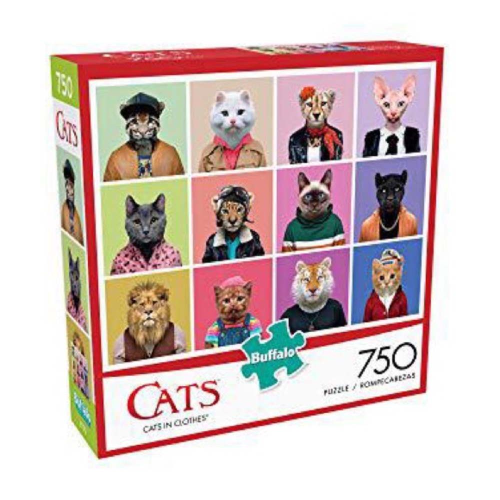 NIB Cats in Zoo Portraits Puzzle, 750 Pieces - unopened